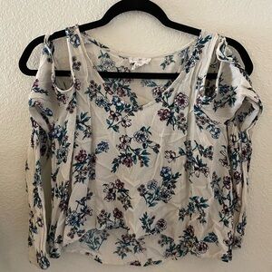 Elegant Floral Women's Blouse
